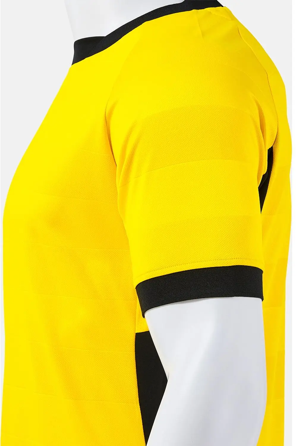 Joma Toletum VII Shirt Korte Mouw Heren - Geel/Zwart - XL - afbeelding 4 van 5