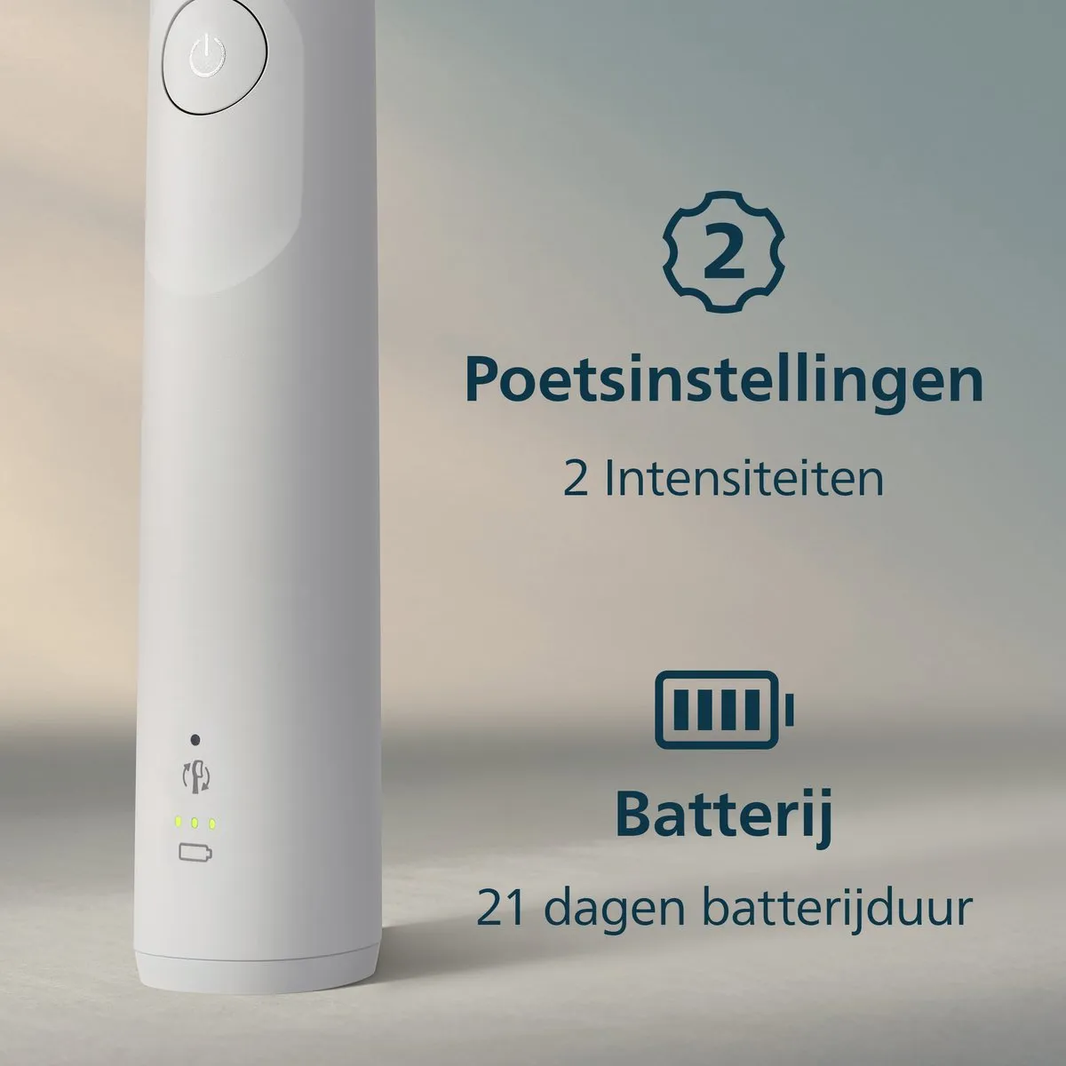 Philips Sonicare 5300 HX7108/01 Elektrische Tandenborstel - Wit