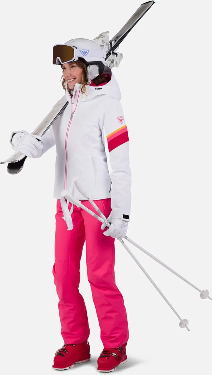 Rossignol Strawpile Ski Jas Dames - Wit - afbeelding 6 van 6