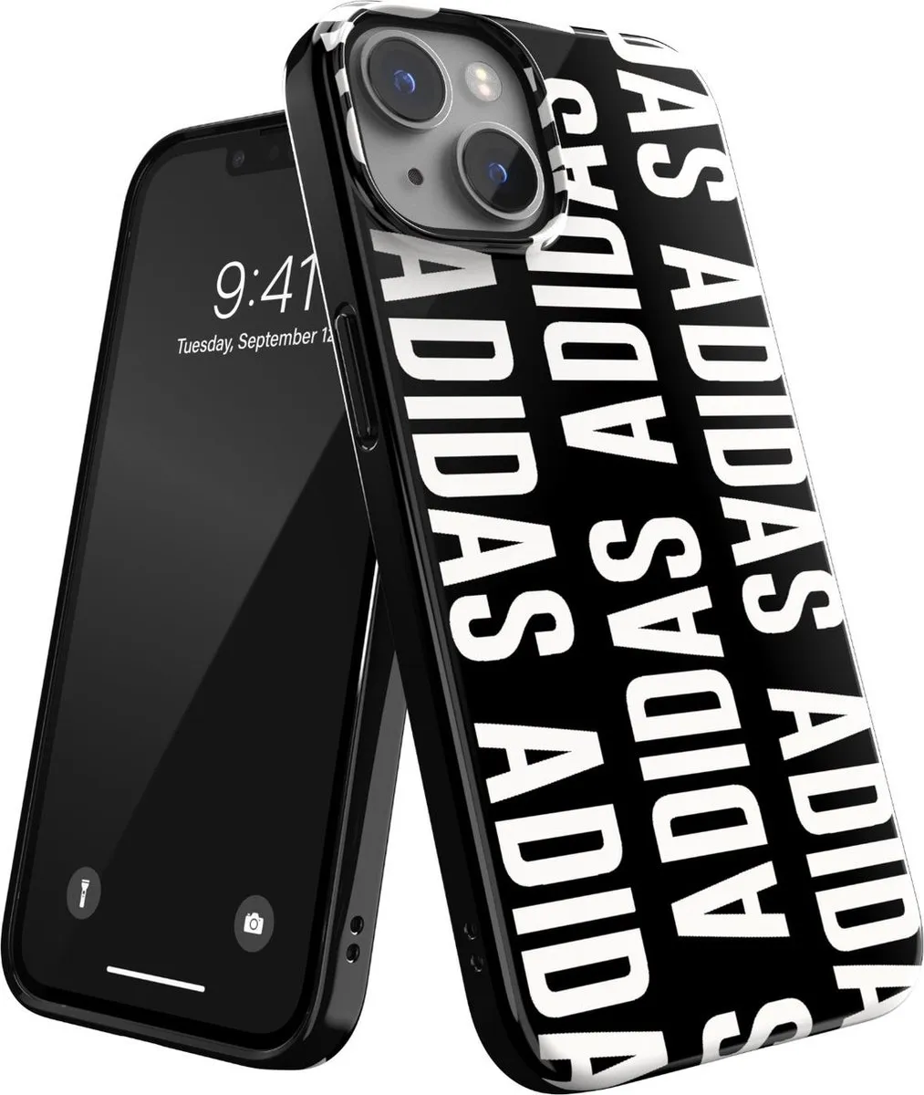 Adidas OR Snap Case-logo iPhone 14 - Zwart