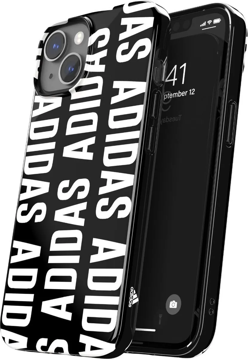 Adidas OR Snap Case-logo iPhone 14 - Zwart
