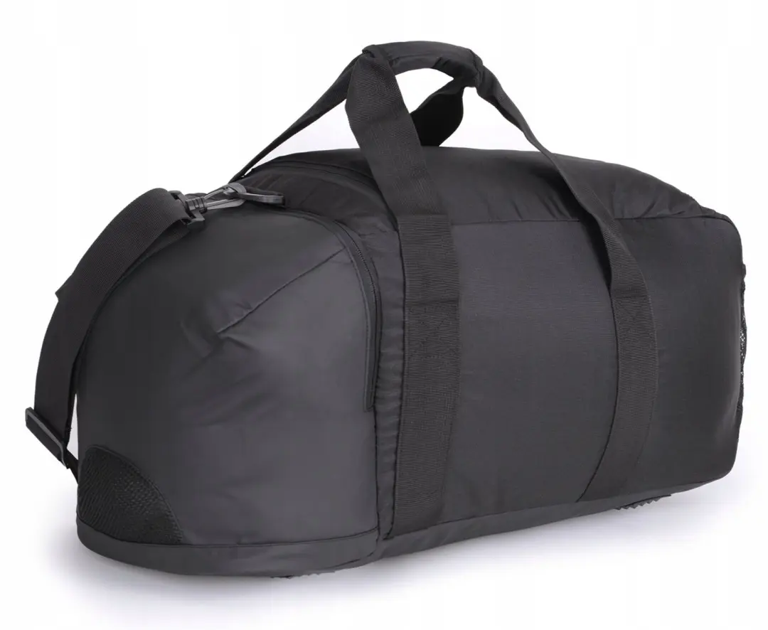 4F Sporttas Training Gym Tas met Schoenenvak Zwart 40L