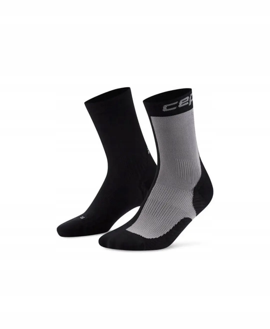 CEP Compressie Hardloopkousen Half & Half Dames Zwart S