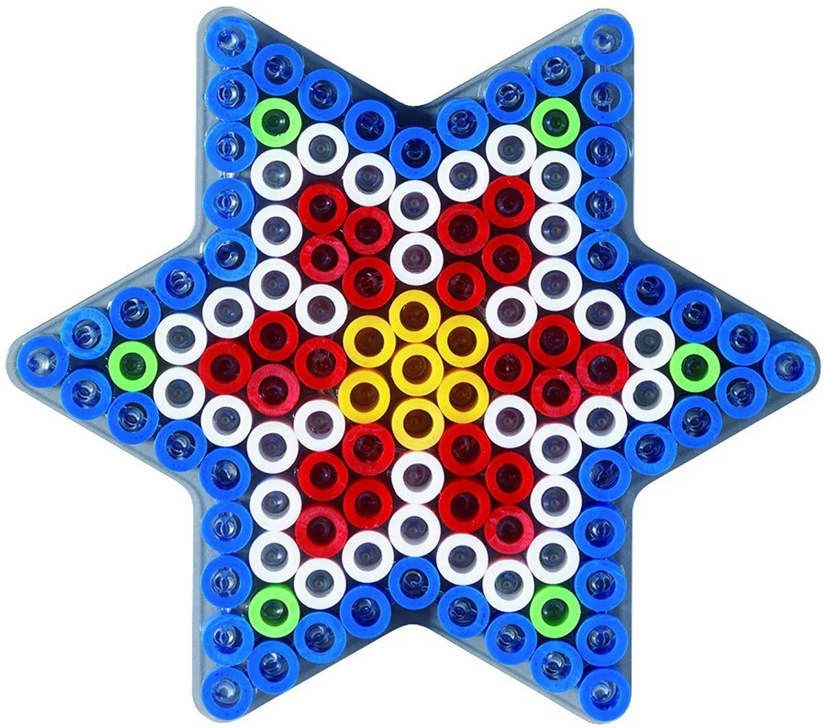 Hama Maxi Strijkkralen Grondplaat Hartvormig - Blauw