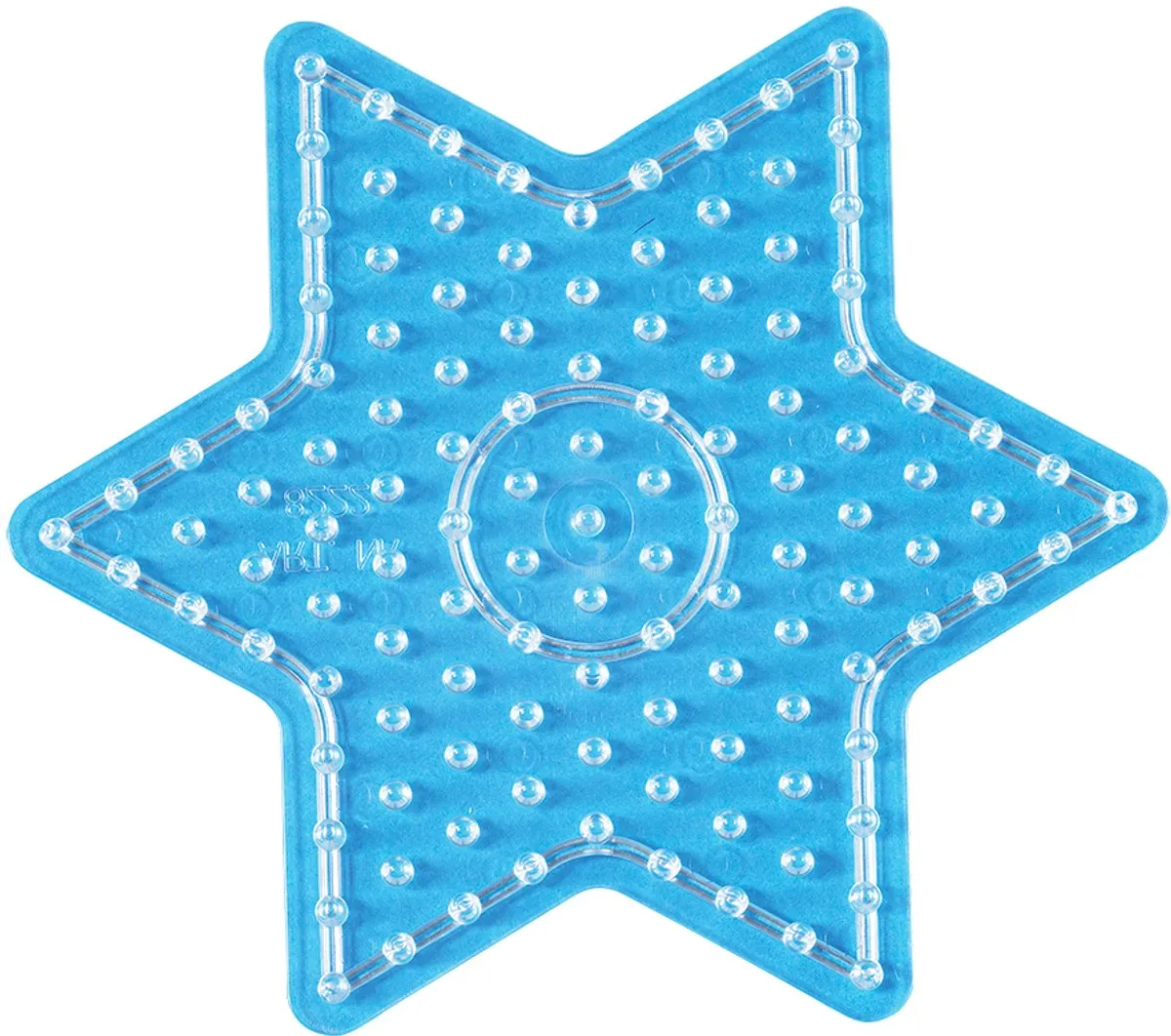Hama Maxi Strijkkralen Grondplaat Hartvormig - Blauw