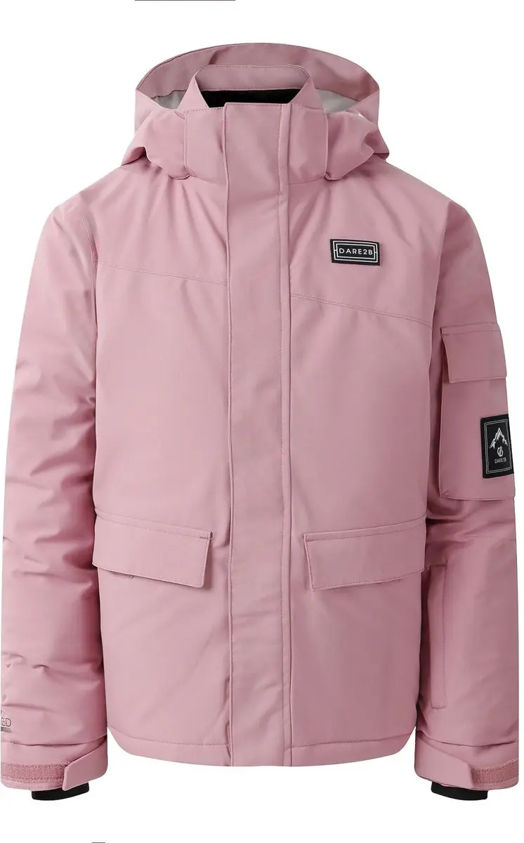 Dare 2b Shredder Kinder Ski-Jas - Roze 176 - afbeelding 4 van 6