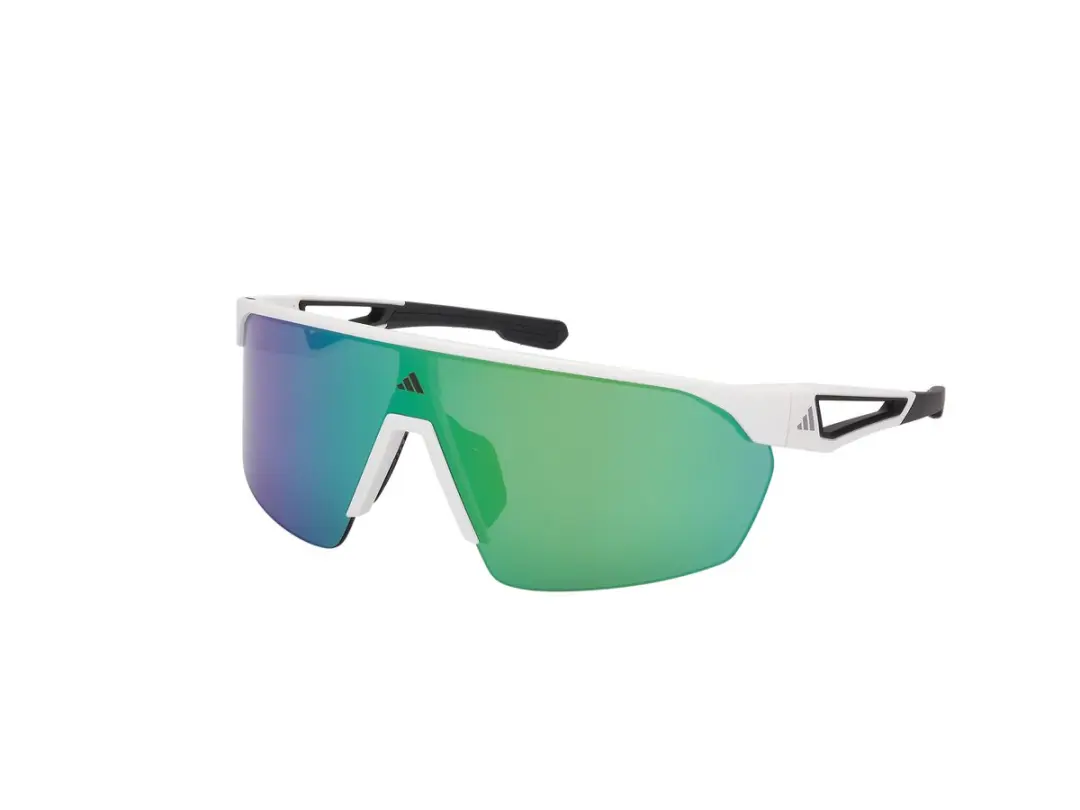 Adidas Sport Sp0103 Zonnebril Groen,Wit