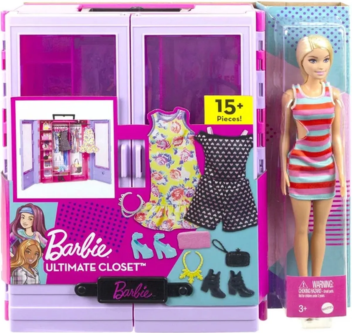 Barbie Super Kledingkast - 4583185 - Multi - afbeelding 4 van 6