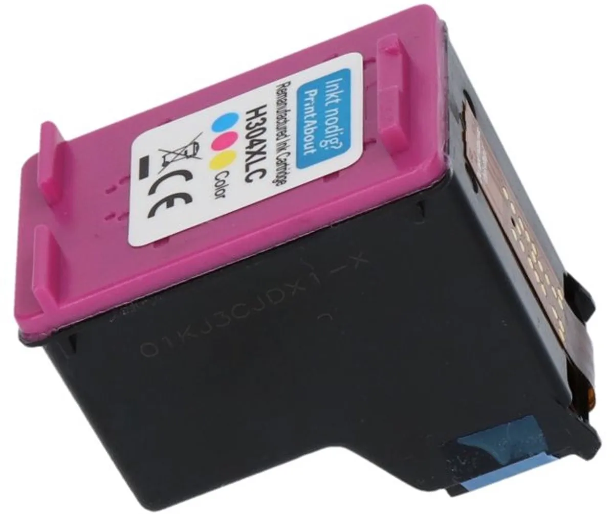 PrintAbout N9K07AE-PA Inktcartridge 3-kleuren - 375 pagina's - HP 304XL