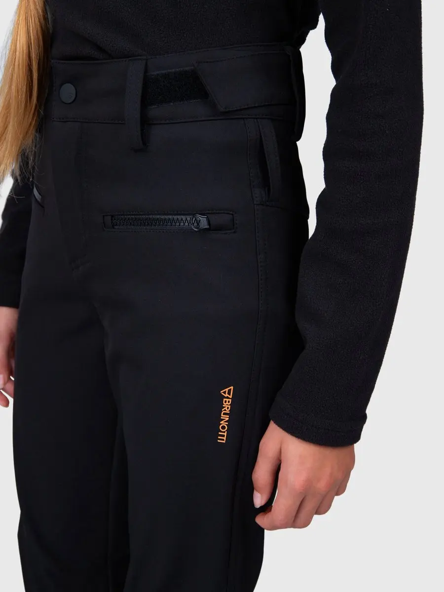 Brunotti Coldlaky Softshell Ski Broek Meisjes - Zwart - afbeelding 4 van 6