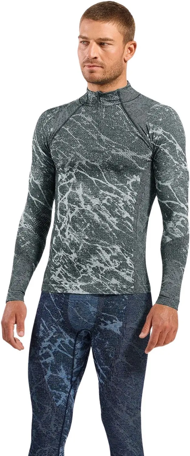 Odlo Performance Warm Half-Zip Thermoshirt Heren - L - afbeelding 5 van 6