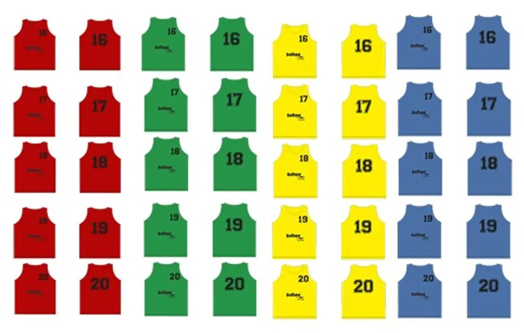 Softee Trainingsvesten Set van 5