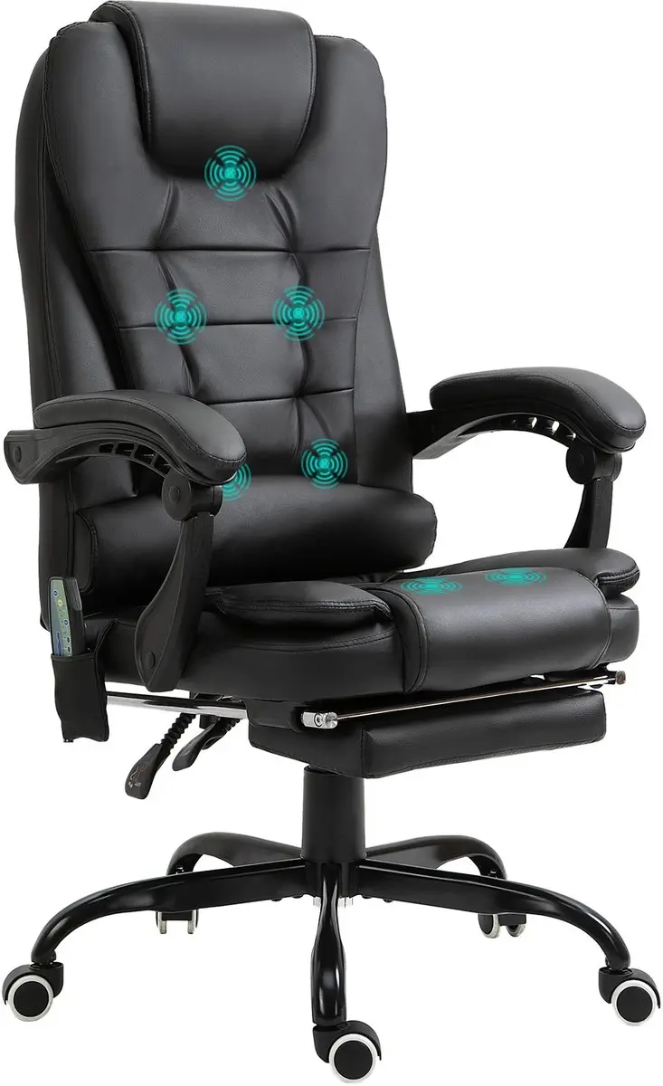Vinsetto Massage Bureaustoel