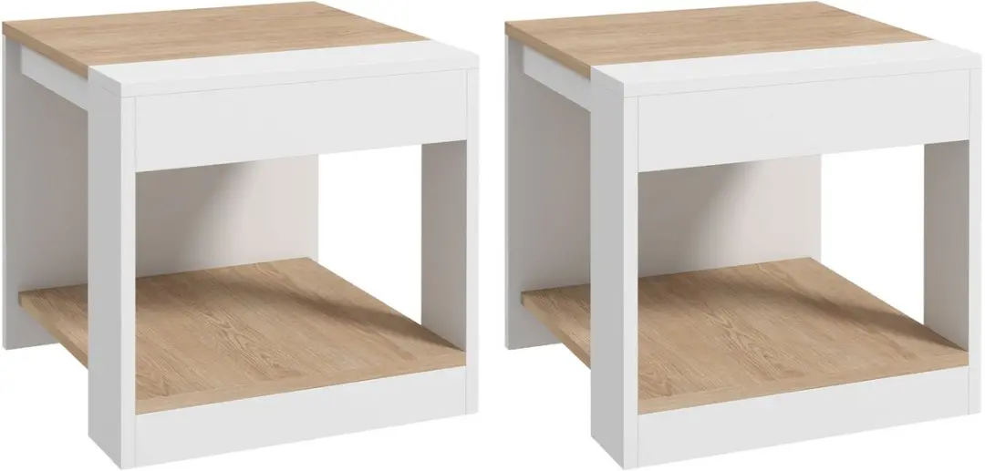 HOMCOM bijzettafelset