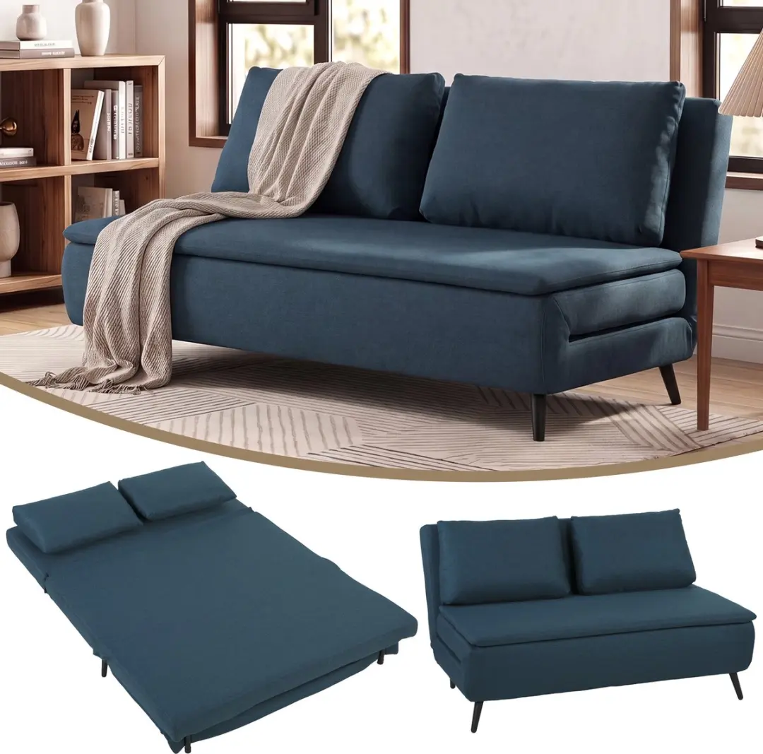 HOMCOM-bankbeddengoed (100% polyester)