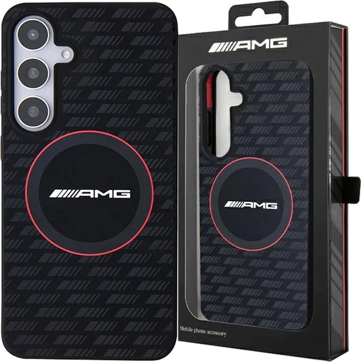Mercedes-AMG Carbon Pattern Back Case - Samsung Galaxy S24 - Zwart - afbeelding 6 van 6