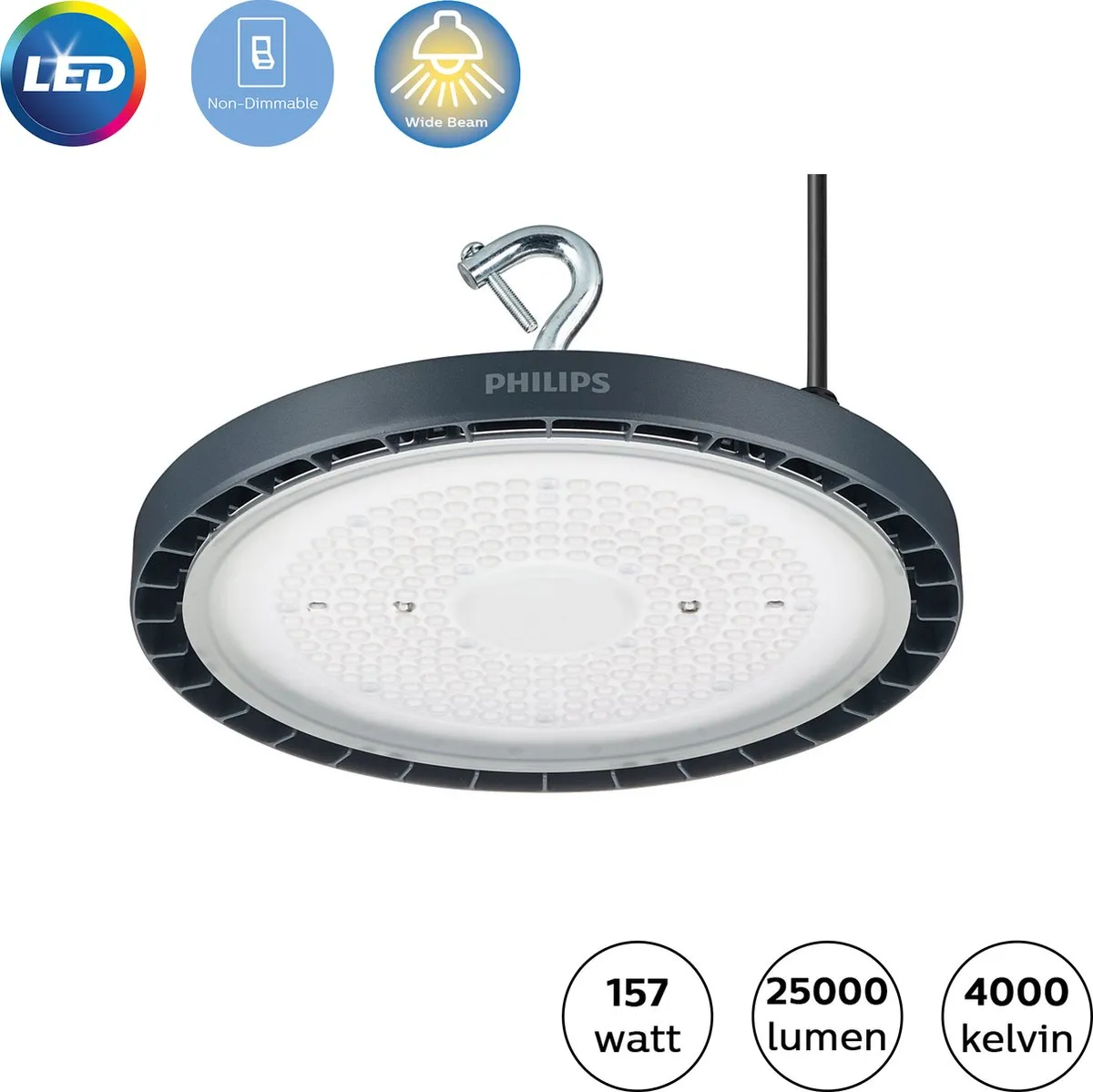Philips CoreLine Led Highbay G5 E3Z3K - 25.000lm 157W