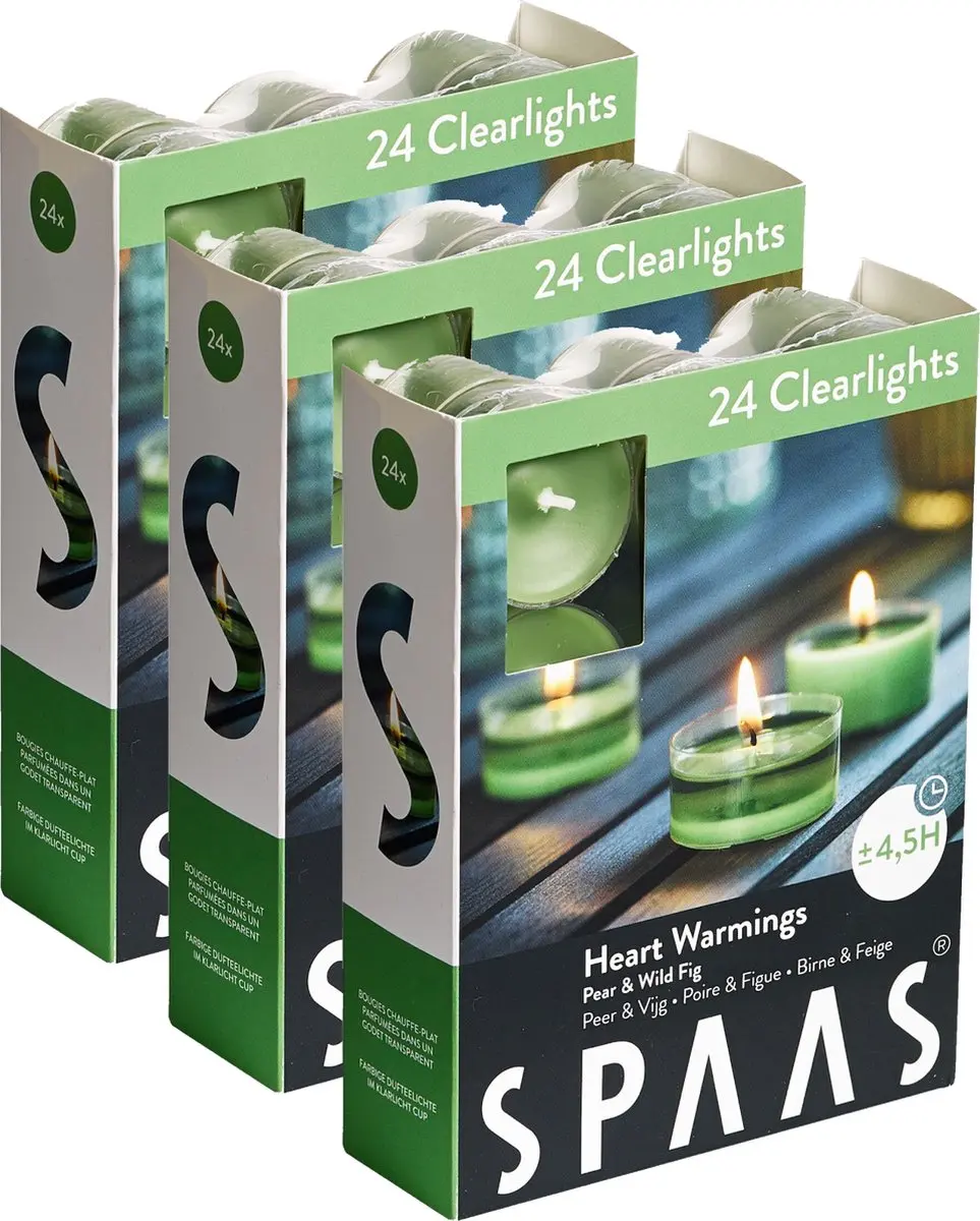 Spaas Geurende Clearlights Theelichten Kaarsen
