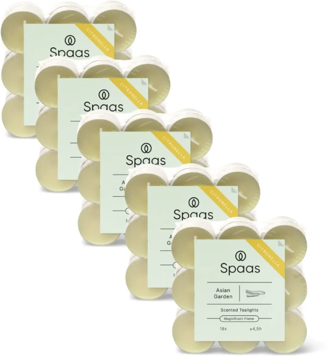 Spaas Citronella Theelichten Kaarsen