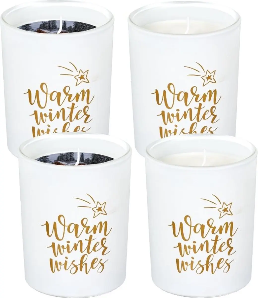 Spaas Geurkaars in Glas 'Warm Winter Wishes'
