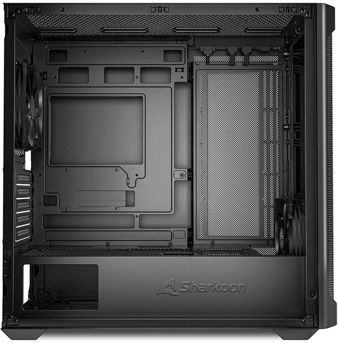 Sharkoon MK4 RGB Strip Micro Tower - Zwart