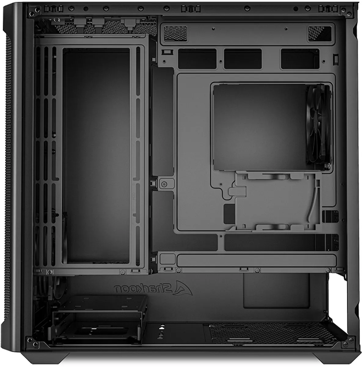 Sharkoon MK4 RGB Strip Micro Tower - Zwart