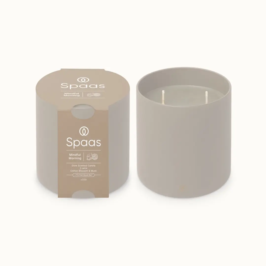 Spaas Glow Geurkaars in glas