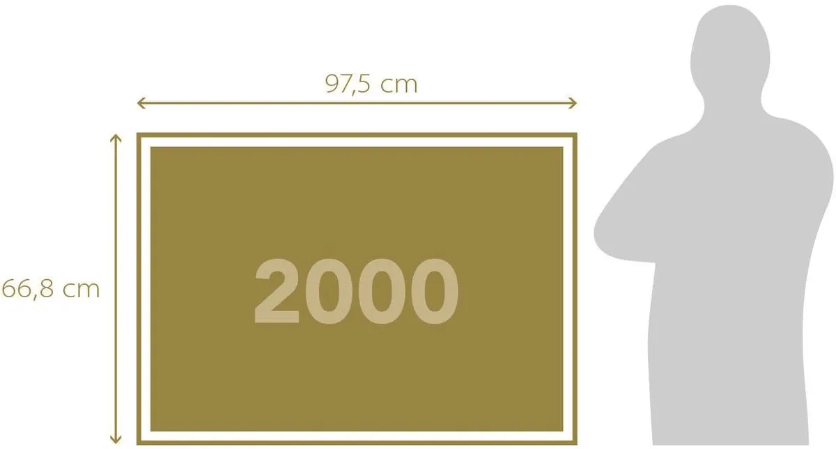 Clementoni Val di Funes Puzzel 2000 Stuks - Multi kleur