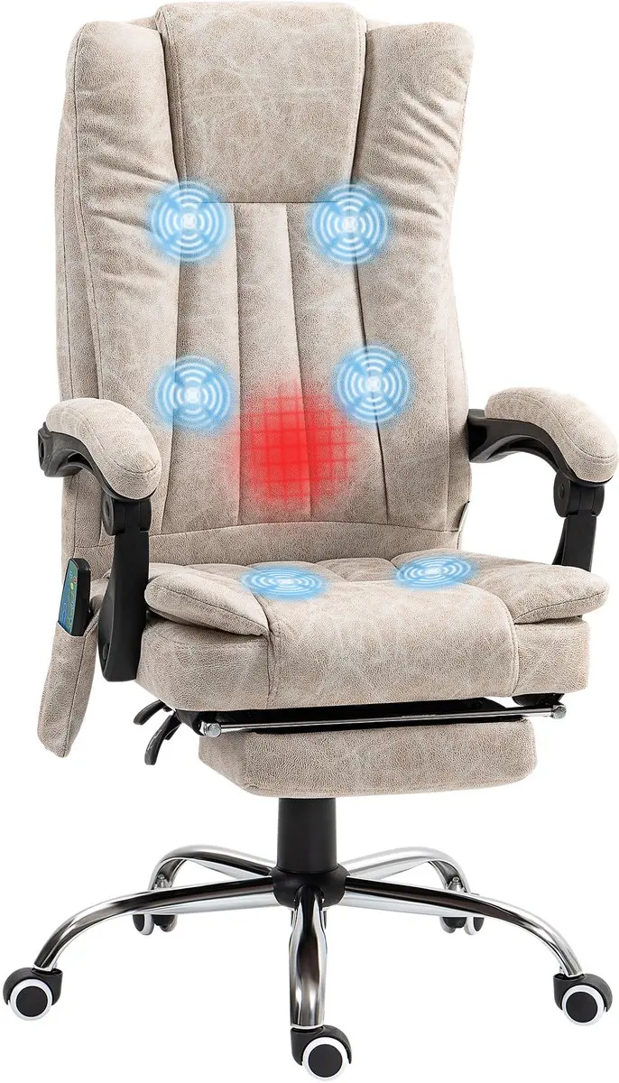 Vinsetto Massage Bureaustoel