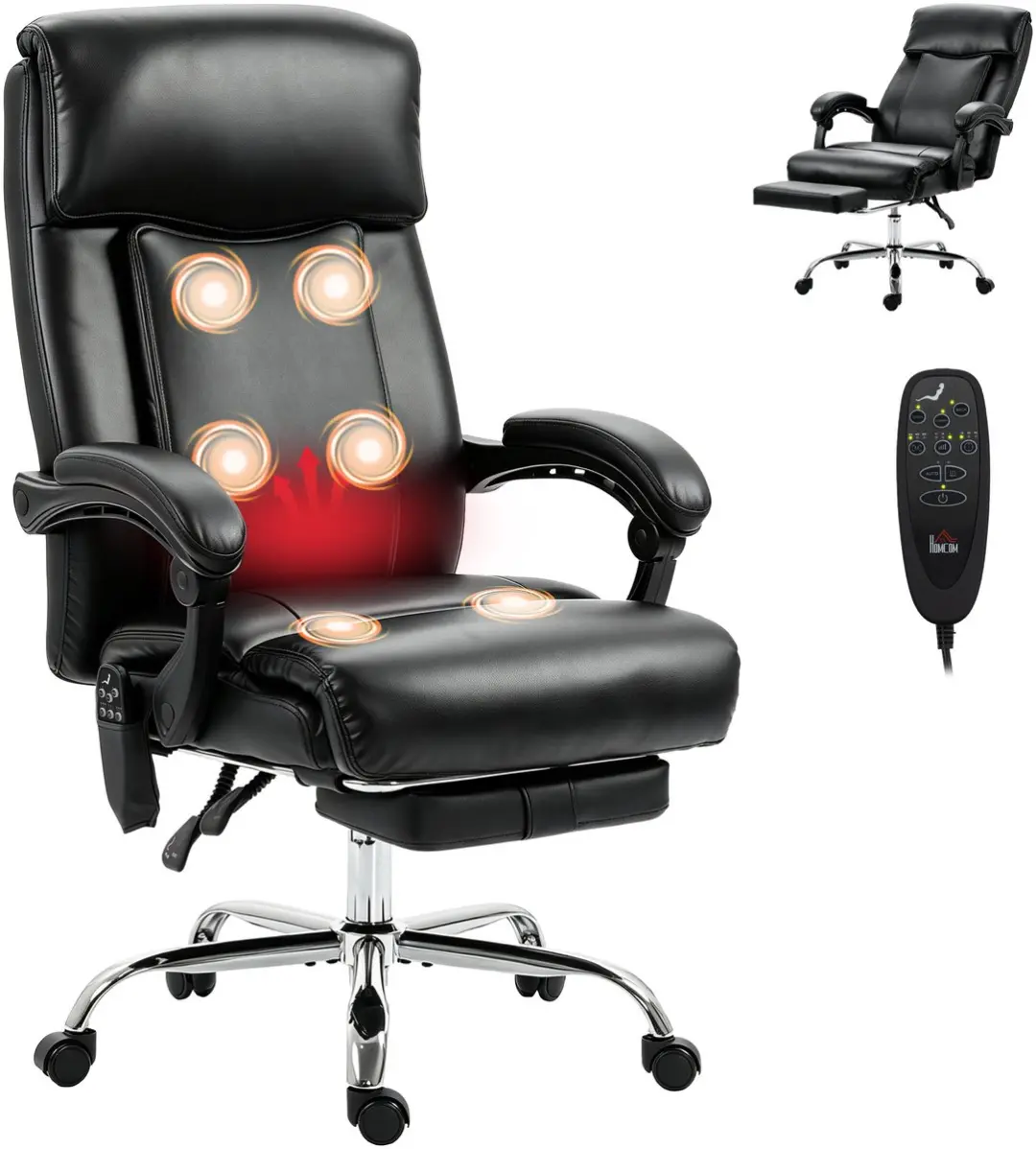 HOMCOM Massage Bureaustoel