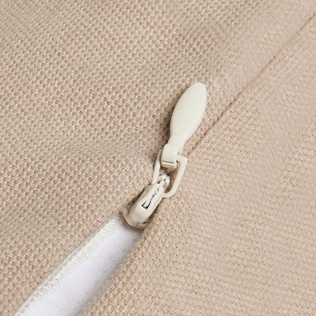 Loberon Kussenhoes Kira - Beige - afbeelding 3 van 5