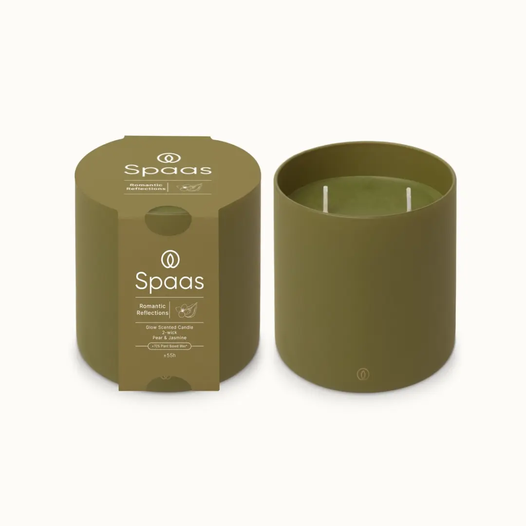 Spaas Glow Geurkaars in glas