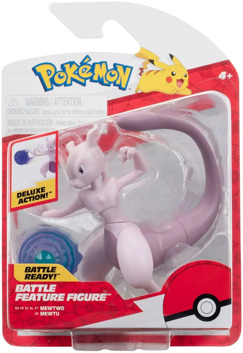 Pokémon Battle Feature Figuur Mewtu 10cm