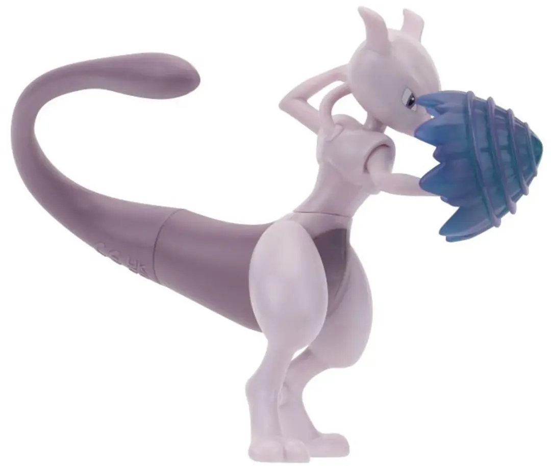 Pokémon Battle Feature Figuur Mewtu 10cm - Blauw/Violet - afbeelding 5 van 6