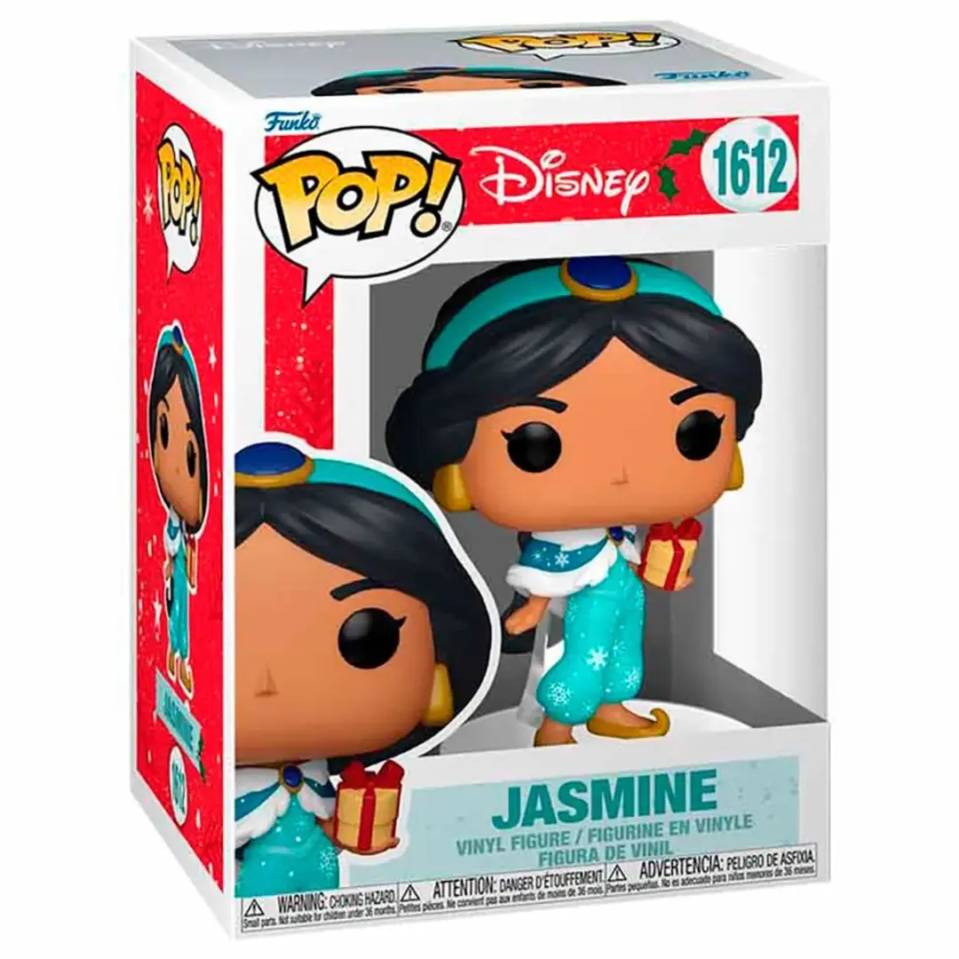 Funko POP! Disney Princess Holiday Jasmine Vinylfiguur - afbeelding 5 van 6