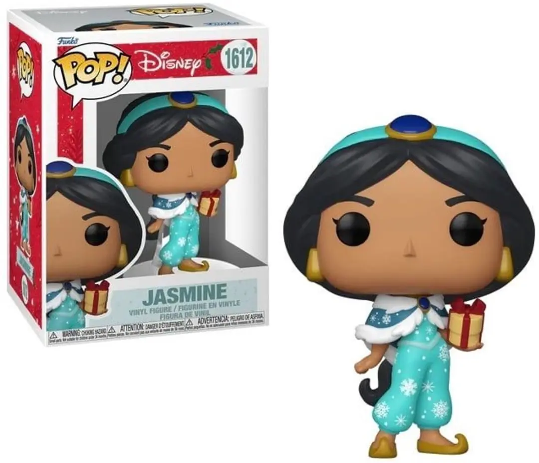 Funko POP! Disney Princess Holiday Jasmine Vinylfiguur - afbeelding 6 van 6