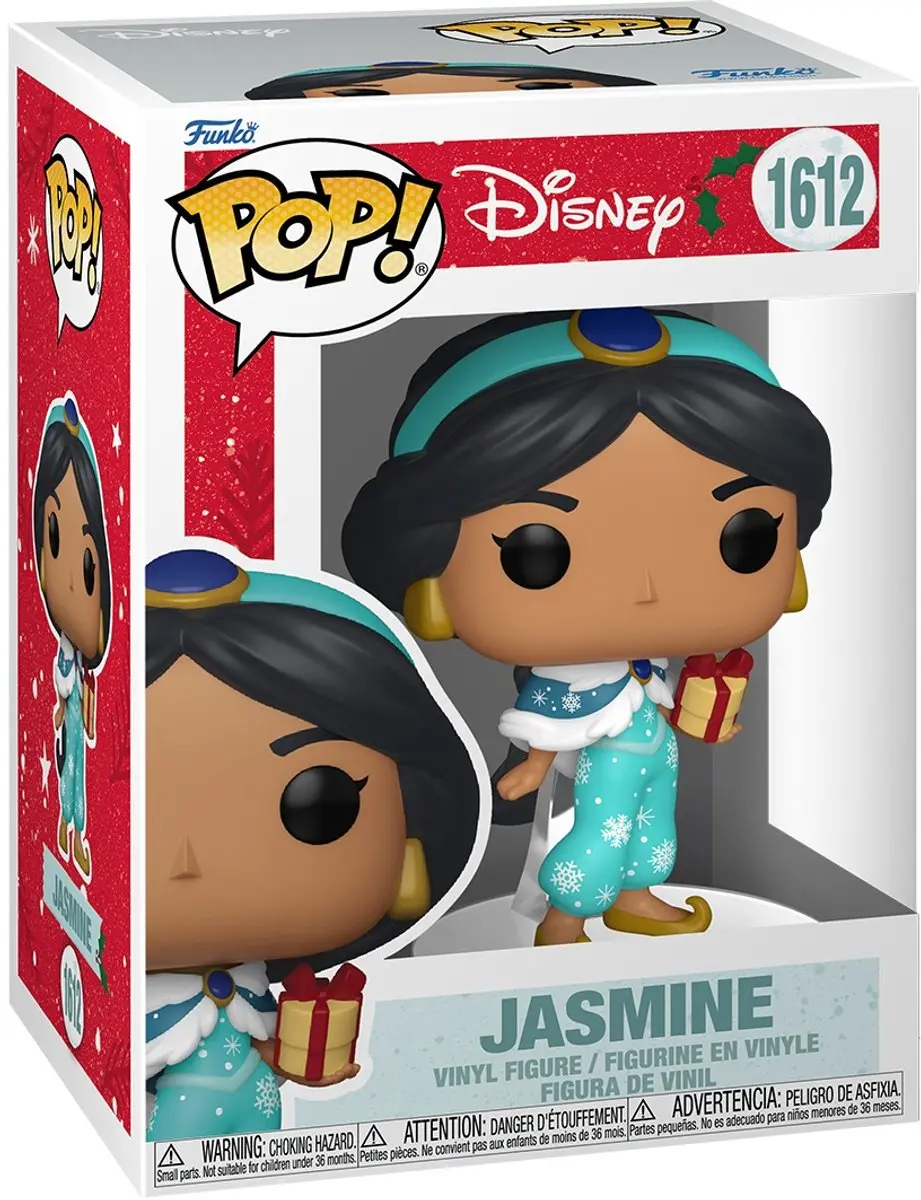 Funko POP! Disney Princess Holiday Jasmine Vinylfiguur - afbeelding 3 van 6