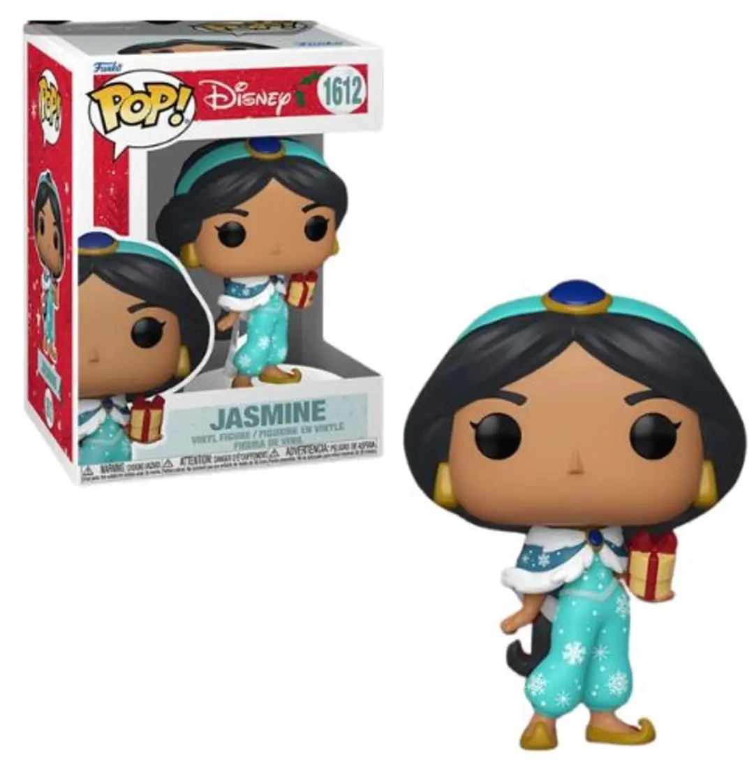 Funko POP! Disney Princess Holiday Jasmine Vinylfiguur - afbeelding 4 van 6