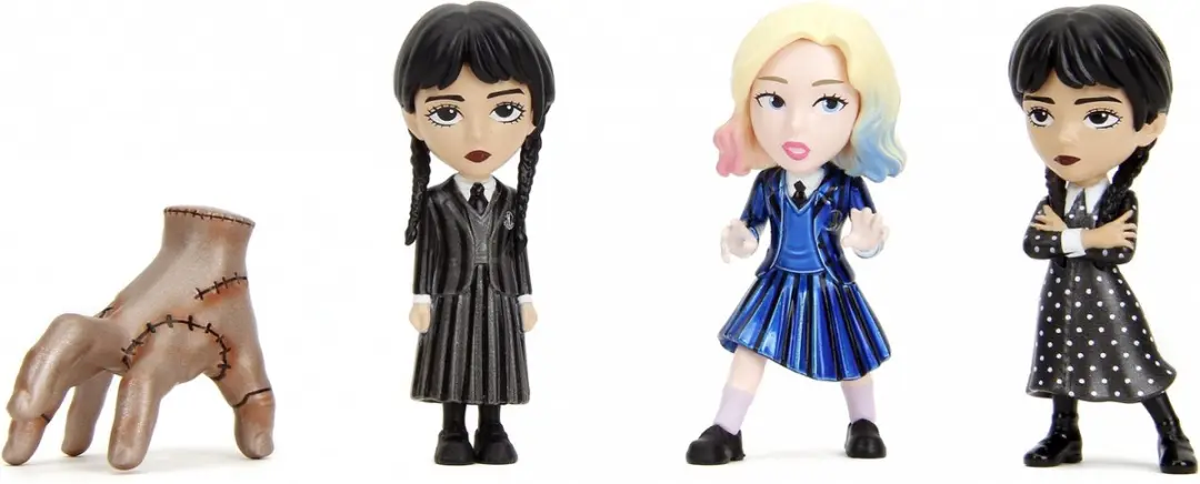 Jada Toys Wednesday Nano Metalfigs 4-Pack