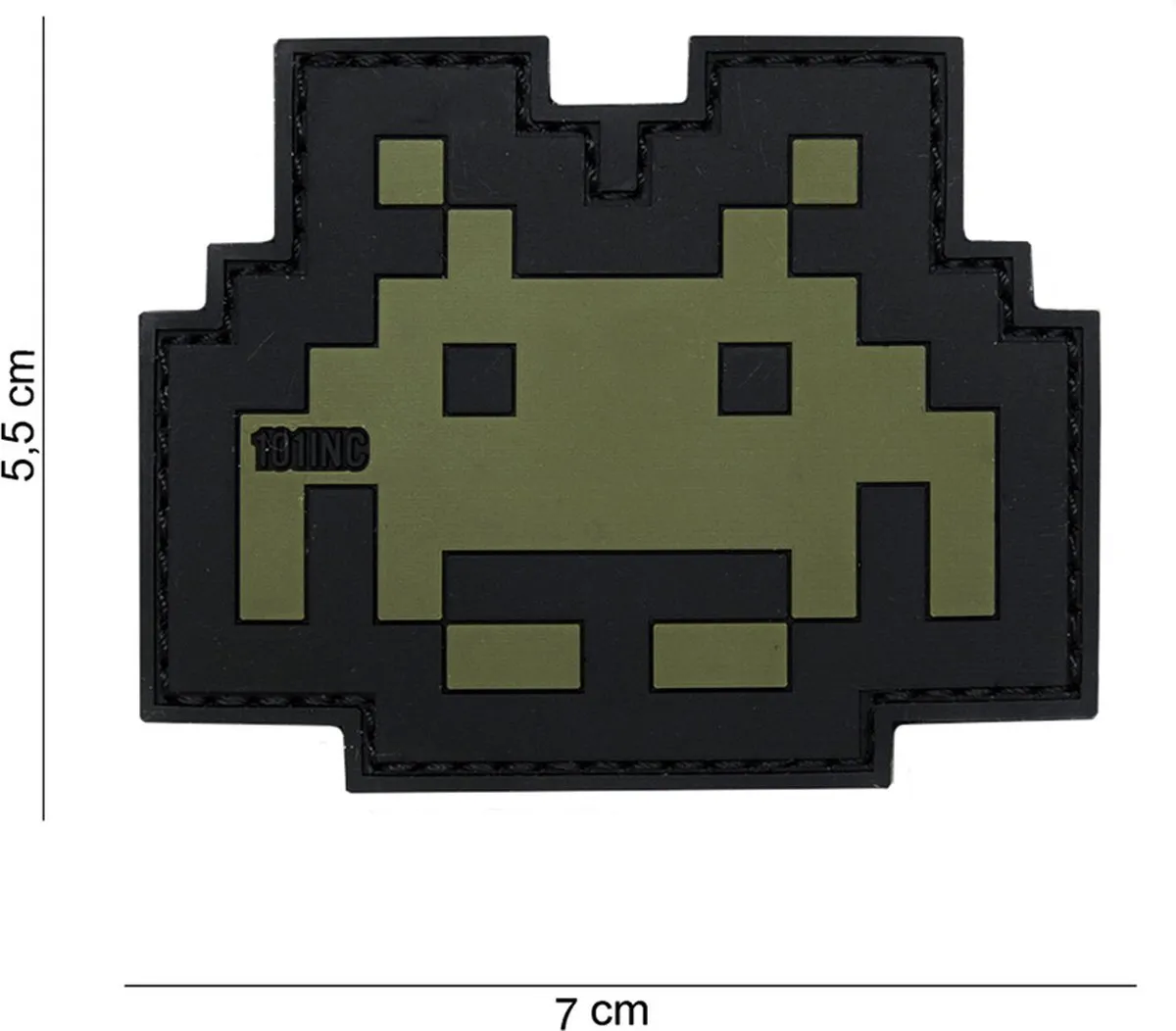 101 Inc Embleem 3D Space Invader