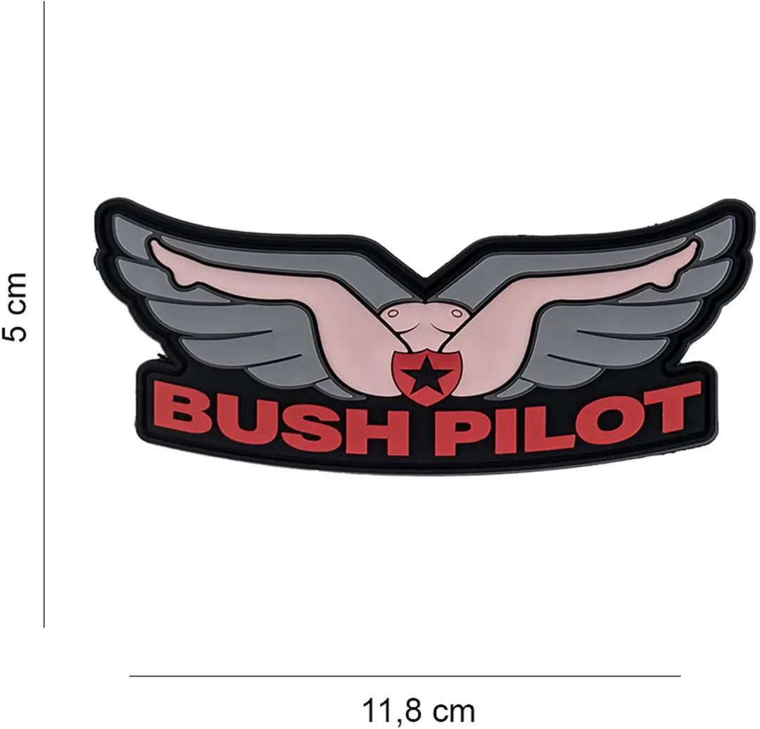 Embleem 3D PVC Bush Pilot #6115