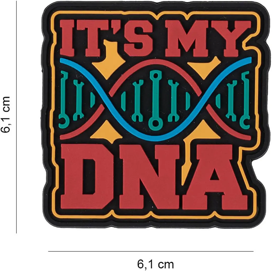 Embleem 3D PVC It's my DNA #6058