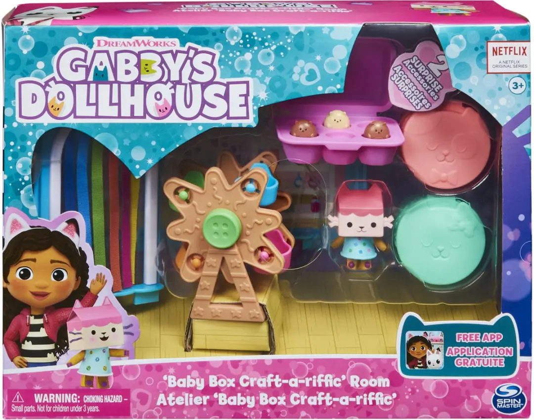Spin Master Gabby's Dollhouse Speelset Deluxe Kamer - afbeelding 2 van 6
