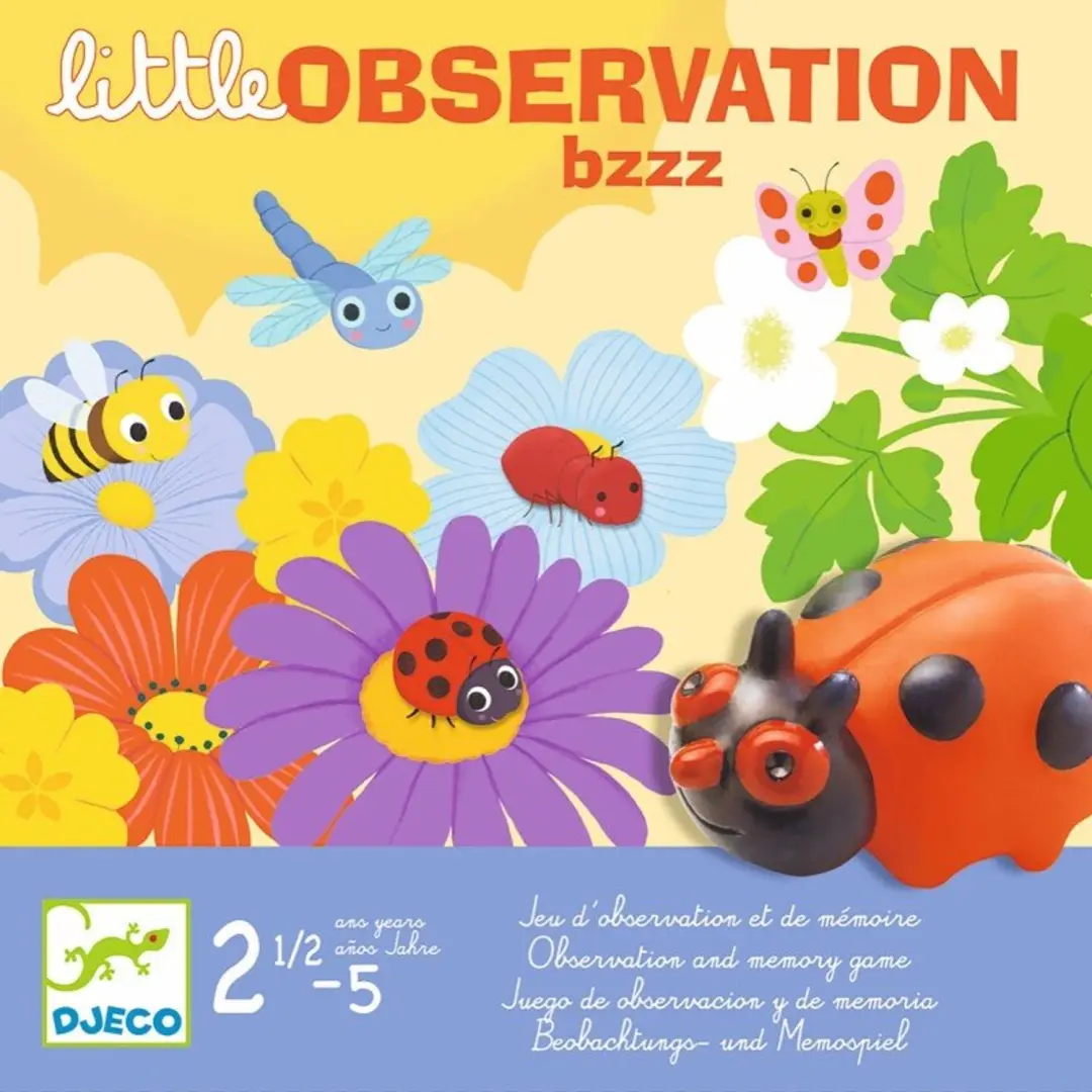 Djeco Little Observation Bzzz - Peuterspel - 2 tot 4 spelers - afbeelding 2 van 2
