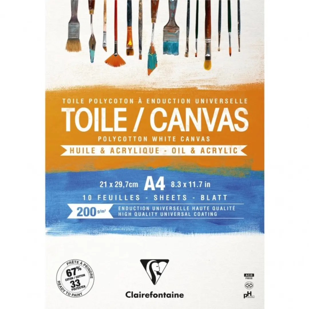 Clairefontaine Cosmos Canvas Blok