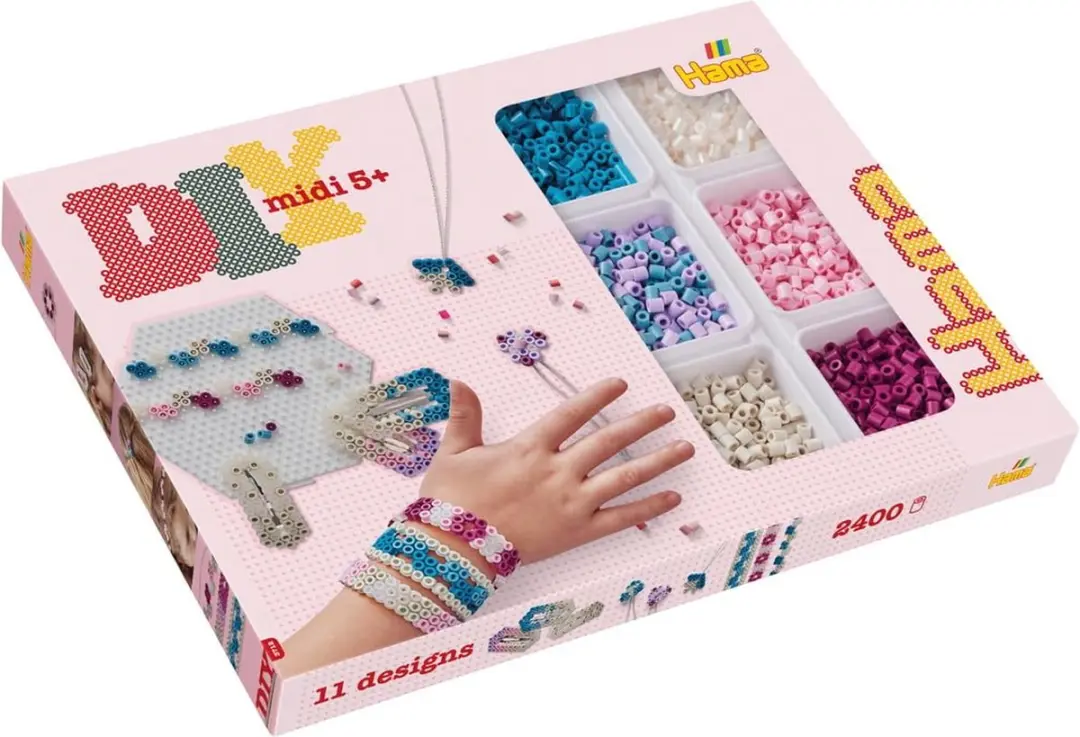 Hama Strijkkralen 3712 - 2400 Stuks - Roze - afbeelding 5 van 5
