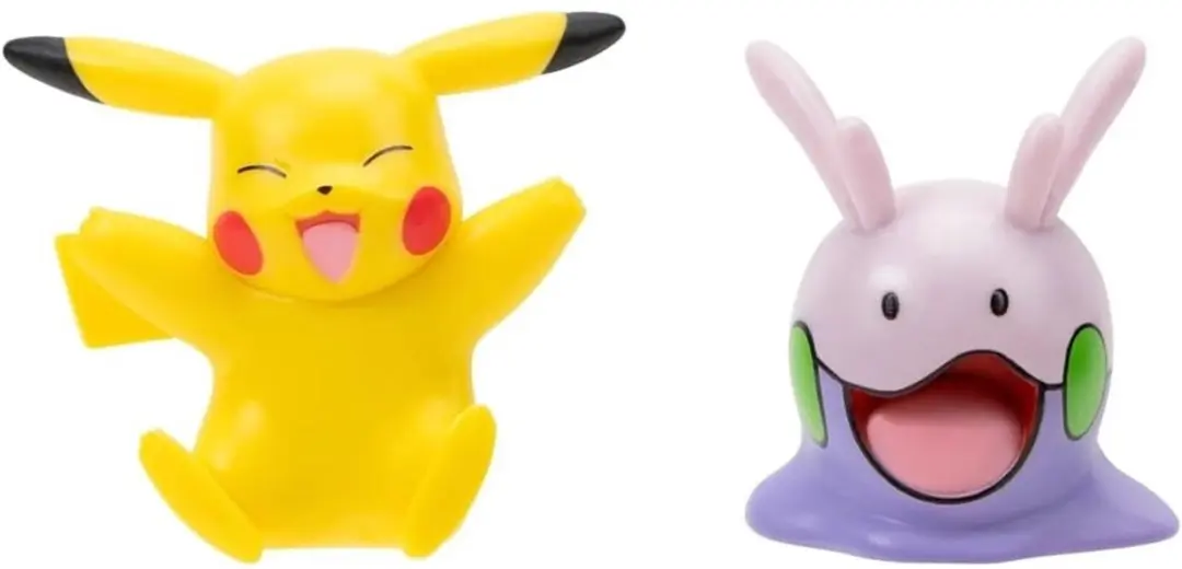 Pokémon Battle Figure Pack Pikachu & Goomy - 2-Pack 5cm - afbeelding 3 van 5