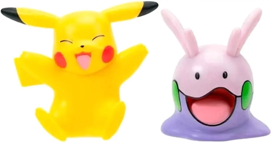 Pokémon Battle Figure Pack Pikachu & Goomy - 2-Pack 5cm - afbeelding 5 van 5