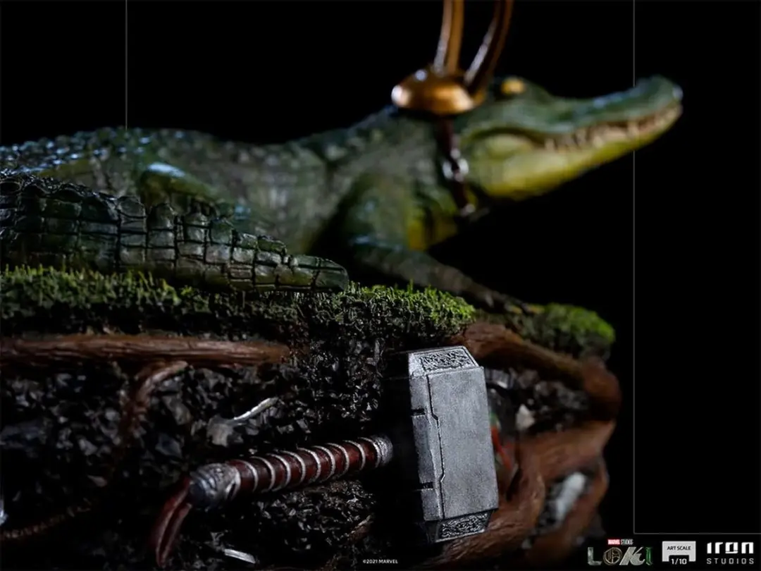 Marvel Loki Alligator 1:10 Statue - Groen - afbeelding 3 van 6