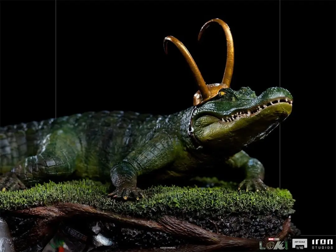 Marvel Loki Alligator 1:10 Statue - Groen - afbeelding 5 van 6